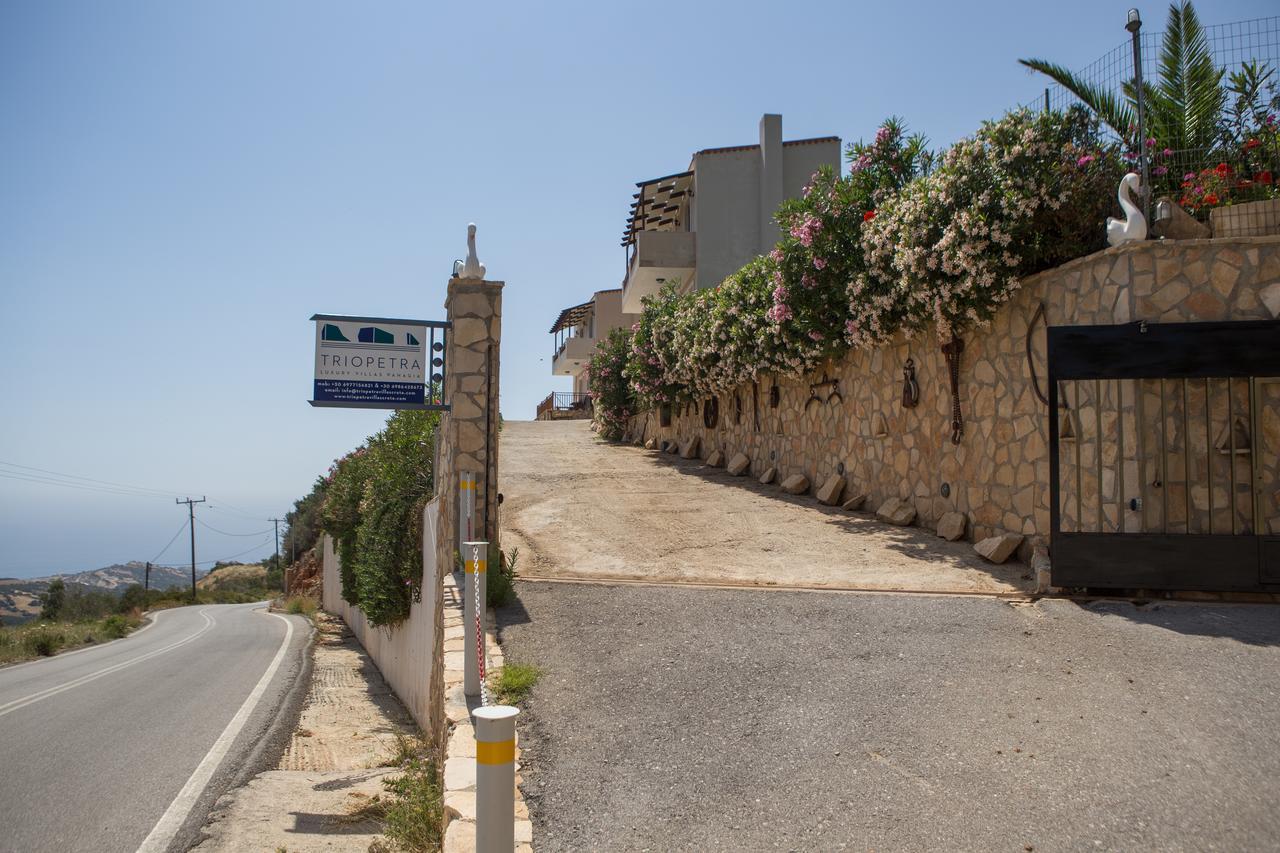Triopetra Luxury Villas Panagia מראה חיצוני תמונה